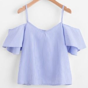 Banker Stripe Women's Top